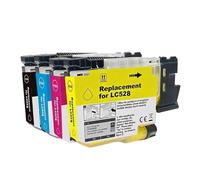 Cartucho de Tinta LC528 LC-528, Compatible con Brother, MFC-J6760DW | J6960DW, J6975DW, J6977DW, J6760, J6960, J6975, J6977; BK 6000 paginas, CMY 5000 paginas(1SET(KCMY))