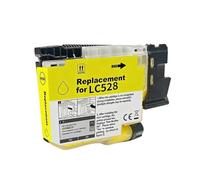 Cartucho de Tinta LC528 LC-528, Compatible con Brother, MFC-J6760DW | J6960DW, J6975DW, J6977DW, J6760, J6960, J6975, J6977; BK 6000 paginas, CMY 5000 paginas(LC528 Y)