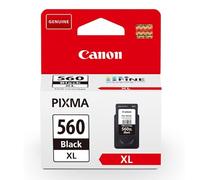 Cartucho de Tinta Negra de Alto Rendimiento Canon PG-560XL Original - Imprime hasta 400 Páginas A4 (1 Cartucho)