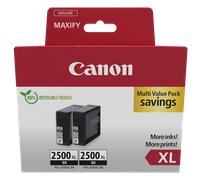 Cartucho de tinta negra de alto rendimiento Canon PGI-2500XL (pack doble)