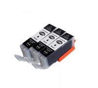 Cartucho de Tinta Negra de reemplazo para PGI570 PGI-570 PGI 570 XL Compatible con MG7750 7751 6850 MG7752 7753 Impresoras(3 Black)