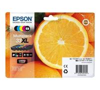 EPSON C13T33574021 - Juego de Cartuchos de Tinta (5 Unidades, Negro, Amarillo, Magenta y Cian)