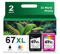 Cartucho de tinta negro 67XL de repuesto para HP Ink 67 67XL HP67 XL HP67XL para 2700 2700e 2752 2752e 2742e 2755e 4100 4100e 4152e 4155e 6000 6055e 6400 6458 Impresora 6458e 6455e