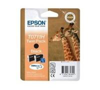 Cartucho de tinta negro de alta capacidad epson c13t07114h20 pack de 2