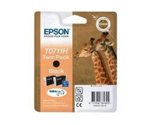 Cartucho de tinta negro de alta capacidad epson c13t07114h20 pack de 2