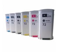 Cartucho De Tinta Negro Fotográfico C9370A Cian C9371A Magenta C9372A Amarillo C9373A Gris C9374A Negro Mate C9403A Compatible con HP 72(1PCS Gray)