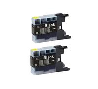 Cartucho de Tinta Negro LC1280 Compatible con LC1240 LC1220 para MFC-J6710DW MFC-J6910DW MFC-J430W MFC-J835DW DCP-J525W DCP-J725DW(2BK)