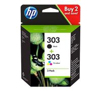 CARTUCHO DE TINTA NEGRO + TRICOLOR ORIGINAL HP 303 (2-PACK)