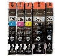 Cartucho de tinta original 525 526 bk/c/m/y Bulk compatible con Canon Pixma Mg5200 Mg5350 Mg5250 Mg5300 Ip4850 Ip4800 Mx885 Ip4950 Ip4840 Ix6550 Mg51222 0Mg6 120 Mg6250 Mg8120 Mg8150