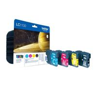 Cartucho de Tinta Original Brother LC-1100VALBP/ Multipack/ Cian/ Magenta/ Amarillo/ Negro