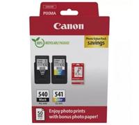 Canon + 10x15 cm Fotopapier 50 Blatt Value Pack negro / varios colores / Blanco Original PG-540+CL-541