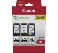 Cartucho de Tinta Original Canon PG-575XL + CL-576XL Pack 3 Unidades