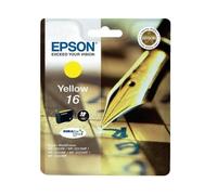 Cartucho de tinta original EPSON 16, Bolígrafo y crucigrama 3,1 ml, Amarillo, C13T16244022, T1624