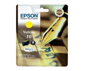 Cartucho de tinta original EPSON 16, Bolígrafo y crucigrama 3,1 ml, Amarillo, C13T16244022, T1624