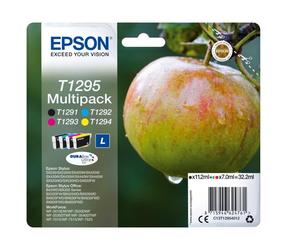 Cartucho de Tinta Original Epson Apple T1295 Pack 4 Unidades BK/C/M/Y