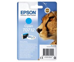 Cartucho de Tinta Original Epson Cheetah T0712 Cian