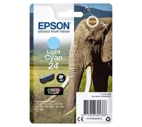 Cartucho de Tinta Original Epson Elephant 24 Cian Claro