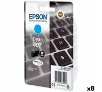 Cartucho de Tinta Original Epson Nº 407 Cian (8 Unidades)
