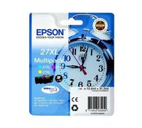 Cartucho de Tinta Original Epson nº27 XL Alta Capacidad Multipack/ Cian/ Amarillo/ Magenta