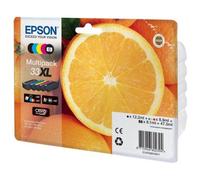 Cartucho de Tinta Original Epson nº33 XL Alta Capacidad Multipack/ Negro/ Negro Fotográfico/ Cian/ Amarillo/ Magenta