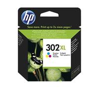 Cartucho de tinta Original HP 302 XL Tricolor para HP DeskJet 2130, 3630 HP OfficeJet 3830, 4650 HP ENVY 4520