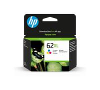 Cartucho de tinta original HP 62XL de alta capacidad tricolor