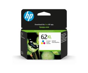 Cartucho de tinta original HP 62XL de alta capacidad tricolor