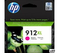 Cartucho de Tinta Original HP 912XL Magenta (60 unidades)