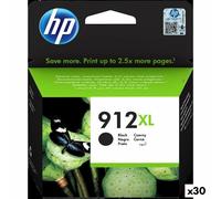 Cartucho de Tinta Original HP 912XL Negro (30 unidades)