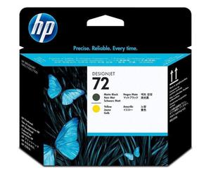 Cartucho de Tinta Original HP nº72/ Negro Mate/ Amarillo