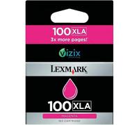 Cartucho de Tinta Original Lexmark 100XLA XL Magenta