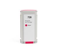 Cartucho De Tinta Para 728. Compatible Con HP DesignJet T830 T730 Impresora F9J67A F9J66A F9J65A(130ml Magenta)