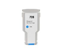 Cartucho De Tinta Para 728. Compatible Con HP DesignJet T830 T730 Impresora F9J67A F9J66A F9J65A(300ml Cyan)