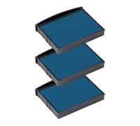 Cartucho de tinta para Colop 2600 | Cartucho Colop E/2600 (Pack de 3 - Azul)