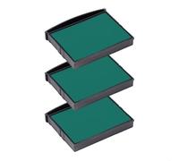 Cartucho de tinta para Colop 2600 | Cartucho Colop E/2600 (Pack de 3 - Verde)