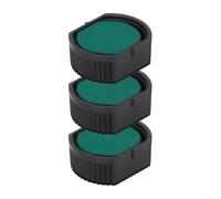 Cartucho de tinta para Colop Printer R 12 | Cartucho Colop E/R12 (paquete de 3 - Verde)