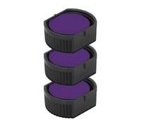 Cartucho de tinta para Colop Printer R 12 | Cartucho Colop E/R12 (paquete de 3 - violeta)