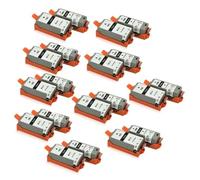 Cartucho de tinta para impresora compatible con color BCI-19, paquete de 4 compatibles con suministros de impresora PIXUS IP100 IP110 MINI360 MINI260 para número de pieza BCI19 BCI 19C(10set)