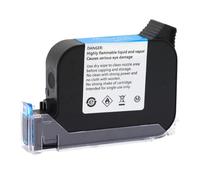 Cartucho de Tinta para Impresora portátil, solvente ecológico de Secado rápido para 2588+ 2588 2588M con Cartucho de Tinta Colorido Compatible con Altura de impresión de 12,7mm(1pcs Black)