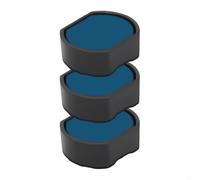 Cartucho de tinta para Trodat Printy 4612 | Cartucho Trodat 6/4612 (Pack de 3 - Azul)