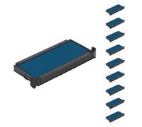 Cartucho de tinta para Trodat Printy 4913 | Cartucho Trodat 6/4913 (Pack de 10 - Azul)