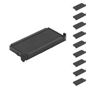 Cartucho de tinta para Trodat Printy 4913 | Cartucho Trodat 6/4913 (Pack de 10 - Negro)