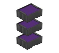 Cartucho de tinta para Trodat Printy 4921 | Cartucho Trodat 6/4921 (paquete de 3 - violeta)