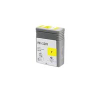 Cartucho de Tinta PFI-120 121, Compatible con Canon | Impresora TM250 TM255 TM350 TM355, 130ML(YL)