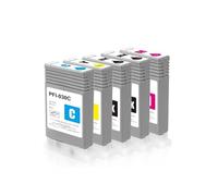 Cartucho de Tinta PFI 120 PFI-120 (MBK PBK CMY), Compatible con impresoras Canon ImagePROGRAF TM-200, TM-205, TM-250, TM-300, TM-305, TM-350, GP-200 y GP-300.(PFI-120 Five-Colour Set)
