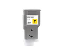 Cartucho de Tinta PFI 320 PFI-320 de 300 ml (BK CMY MK), Compatible con impresoras Canon TM200, TM205, TM300, TM305, 200, 205, 300 y 305.(1PC Y)