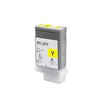 Cartucho de Tinta PFI107, Compatible con Canon | IPF670 IPF680 IPF685 IPF770 IPF780 IPF785, con chips(YL)