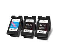 Cartucho de Tinta PG 445 CL 446 Compatible for Impresora C-ANN P-ixa MX494 MG2440 MG2540 IP2840 MG2545 TS3140 TR4540(3pcs)