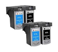 Cartucho De Tinta PG40 CL41 - Compatible con Canon IP1600 IP1700 IP1800 MP140 MP450 MP470(2Black 2Color)