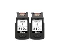 Cartucho de Tinta PG510 CL511, Compatible con Impresora Canon PG 510 PG-510 CL 511 IP 2700 Pixma MP250 MP270 MP280 480 MX320 330 MX340(2 Black)